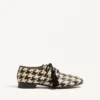 Derby Mj Blues Houndstooth din piele țesută