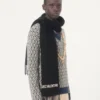 Eșarfă din lână Valentino cu broderie Chez Valentino