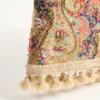 Fustă brodată pe piquet cu imprimeu Paisley Voyage Imaginaire Fustă brodată pe piquet cu imprimeu Paisley Voyage Imaginaire