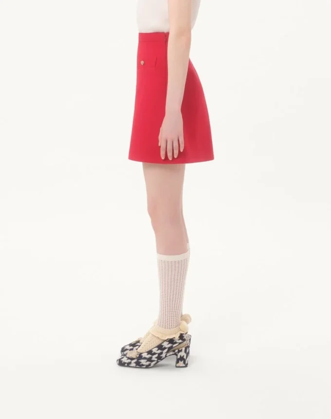 Fustă din crep couture Fustă din crep couture