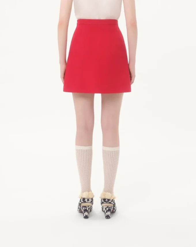 Fustă din crep couture Fustă din crep couture