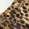Fustă din lână cu imprimeu Jaguar Spots Fustă din lână cu imprimeu Jaguar Spots