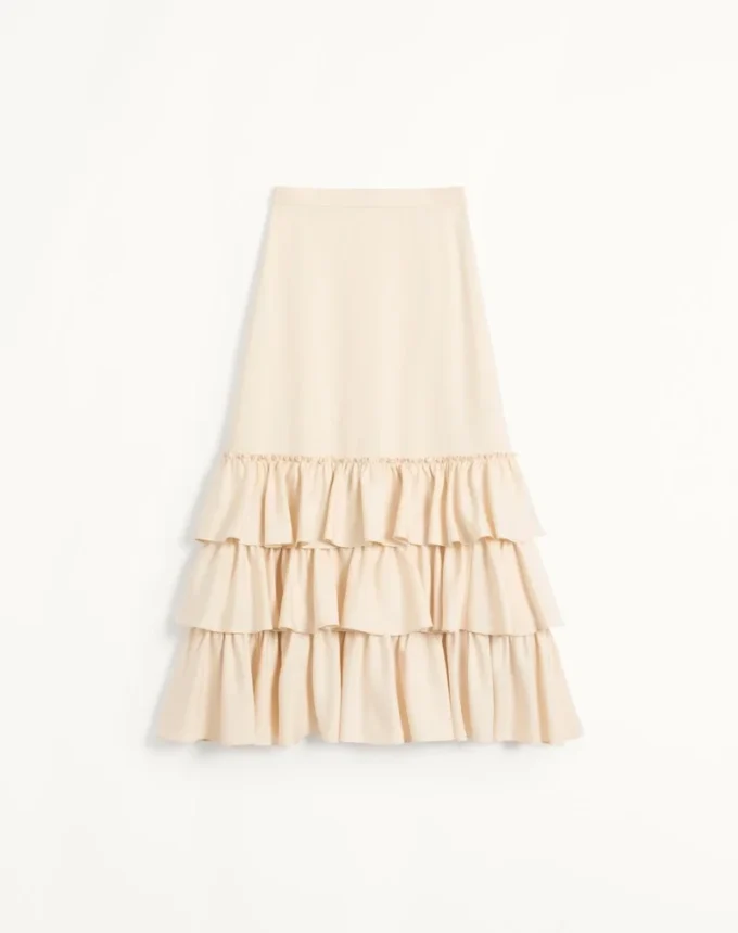 Fustă din shantung Fustă din shantung