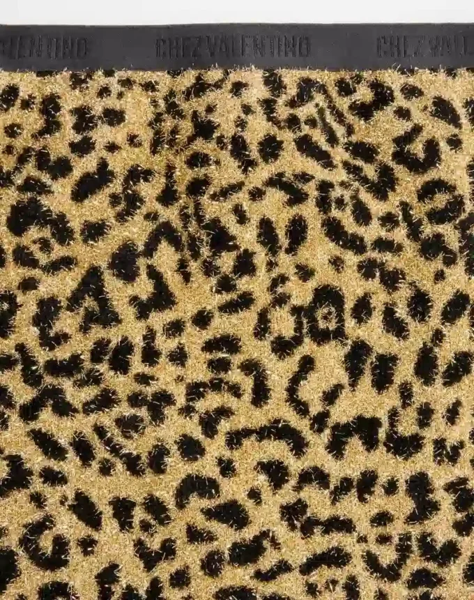 Fustă din tricot jacquard cu imprimeu animalier și lurex Fustă din tricot jacquard cu imprimeu animalier și lurex