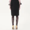 Fustă midi din crep couture Fustă midi din crep couture
