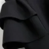 Fustă midi din crep couture Fustă midi din crep couture