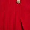 Fustă midi din georgette Fustă midi din georgette