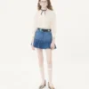 Fustă mini din denim Fustă mini din denim