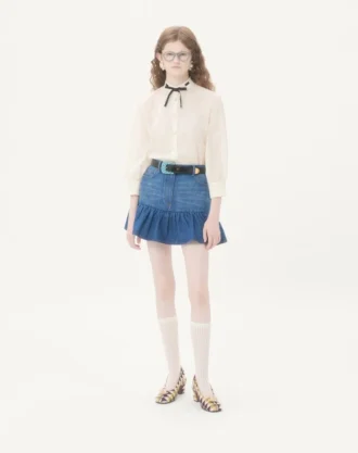 Fustă mini din denim