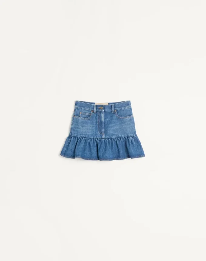 Fustă mini din denim Fustă mini din denim