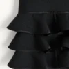 Fustă scurtă din crep couture Fustă scurtă din crep couture