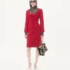 Fustă simplă din tweed de lână Fustă simplă din tweed de lână