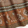 Fustă tricotată cu model jacquard Lurex Fustă tricotată cu model jacquard Lurex