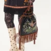 Geantă brodată Valentino Garavani Nellcôte Alice cu franjuri Geantă brodată Valentino Garavani Nellcôte Alice cu franjuri