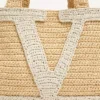 Geantă de cumpărături mare Valentino Garavani Viva Superstar din rafie Geantă de cumpărături mare Valentino Garavani Viva Superstar din rafie