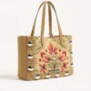 Geantă de cumpărături medie Valentino Garavani Nellcôte din țesătură jacquard Geantă de cumpărături medie Valentino Garavani Nellcôte din țesătură jacquard