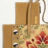 Geantă de cumpărături medie Valentino Garavani Nellcôte din țesătură jacquard Geantă de cumpărături medie Valentino Garavani Nellcôte din țesătură jacquard