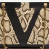 Geantă de cumpărături medie Valentino Garavani Viva Superstar din piele de piton Geantă de cumpărături medie Valentino Garavani Viva Superstar din piele de piton