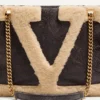Geantă de cumpărături mică din piele de oaie Valentino Garavani Viva Superstar