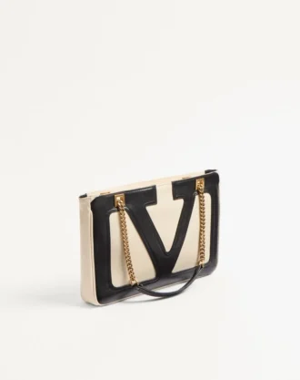 Geantă de cumpărături mică din piele nappa Valentino Garavani Viva Superstar