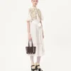 Geantă de cumpărături mini din piele de căprioară Valentino Garavani Nellcôte Geantă de cumpărături mini din piele de căprioară Valentino Garavani Nellcôte