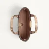 Geantă de cumpărături Rockstud Mini din piele de vițel laminată cu textură granulată Geantă de cumpărături Rockstud Mini din piele de vițel laminată cu textură granulată