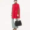 Geantă de cumpărături Valentino Garavani Laseine din piele nappa cu model chevron