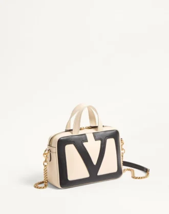 Geantă de mână din piele nappa Valentino Garavani Viva Superstar