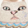 Geantă de umăr brodată Valentino Garavani Le Chat De La Maison cu franjuri Geantă de umăr brodată Valentino Garavani Le Chat De La Maison cu franjuri