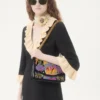 Geantă de umăr brodată Valentino Garavani Vain Geantă de umăr brodată Valentino Garavani Vain