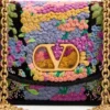 Geantă de umăr brodată Valentino Garavani Vain Geantă de umăr brodată Valentino Garavani Vain