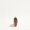 Geantă de umăr Valentino Garavani Rockstud Spike din piele nappa laminată Geantă de umăr Valentino Garavani Rockstud Spike din piele nappa laminată