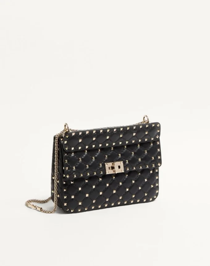 Geantă medie Nappa Rockstud Spike Geantă medie Nappa Rockstud Spike