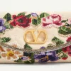 Geantă mică de umăr brodată Valentino Garavani DeVain Geantă mică de umăr brodată Valentino Garavani DeVain