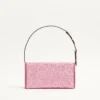 Geantă mică de umăr Valentino Garavani DeVain din țesătură jacquard cloqué. Geantă mică de umăr Valentino Garavani DeVain din țesătură jacquard cloqué.