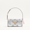 Geantă mică de umăr Valentino Garavani DeVain din țesătură jacquard florală lurex Geantă mică de umăr Valentino Garavani DeVain din țesătură jacquard florală lurex