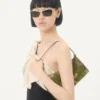 Geantă mică de umăr Valentino Garavani DeVain din țesătură jacquard lurex