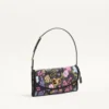 Geantă mică de umăr Valentino Garavani DeVain din țesătură moiré cu imprimeu floral Geantă mică de umăr Valentino Garavani DeVain din țesătură moiré cu imprimeu floral