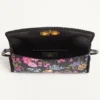 Geantă mică de umăr Valentino Garavani DeVain din țesătură moiré cu imprimeu floral Geantă mică de umăr Valentino Garavani DeVain din țesătură moiré cu imprimeu floral