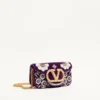 Geantă mică de umăr Valentino Garavani Locò brodată cu logo-ul Jewel Geantă mică de umăr Valentino Garavani Locò brodată cu logo-ul Jewel