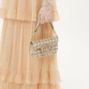 Geantă mică de umăr Valentino Garavani Locò brodată cu logo-ul Jewel Geantă mică de umăr Valentino Garavani Locò brodată cu logo-ul Jewel