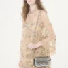 Geantă mică de umăr Valentino Garavani Locò cu strasuri Geantă mică de umăr Valentino Garavani Locò cu strasuri