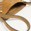 Geantă mică de umăr Valentino Garavani Nellcôte din piele întoarsă cu franjuri Geantă mică de umăr Valentino Garavani Nellcôte din piele întoarsă cu franjuri