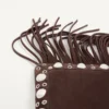 Geantă mică de umăr Valentino Garavani Nellcôte din piele întoarsă cu franjuri Geantă mică de umăr Valentino Garavani Nellcôte din piele întoarsă cu franjuri