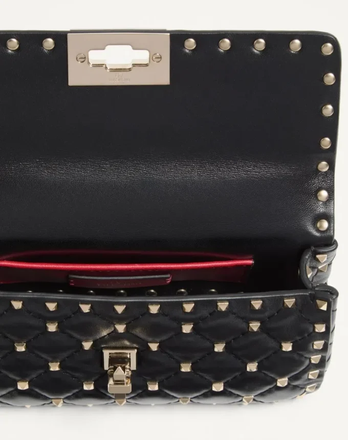 Geantă mică Nappa Rockstud Spike Geantă mică Nappa Rockstud Spike