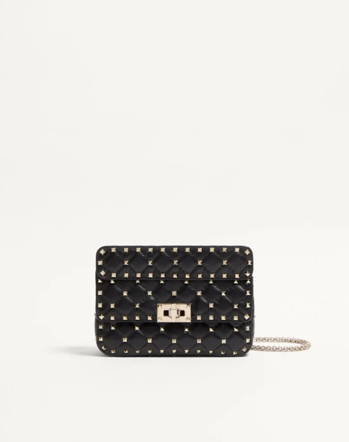 Geantă mică Nappa Rockstud Spike Geantă mică Nappa Rockstud Spike