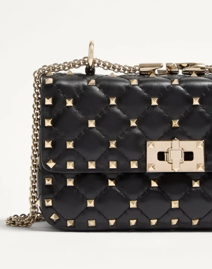 Geantă mică Nappa Rockstud Spike Geantă mică Nappa Rockstud Spike