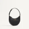 Geantă mini hobo Vlogo Signature din piele de vițel granulată Geantă mini hobo Vlogo Signature din piele de vițel granulată