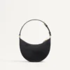 Geantă mini hobo Vlogo Signature din piele de vițel granulată Geantă mini hobo Vlogo Signature din piele de vițel granulată