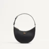 Geantă mini hobo Vlogo Signature din piele de vițel granulată Geantă mini hobo Vlogo Signature din piele de vițel granulată